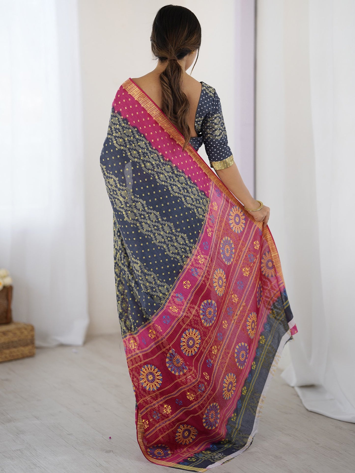 partywear designer saree for festive occasions