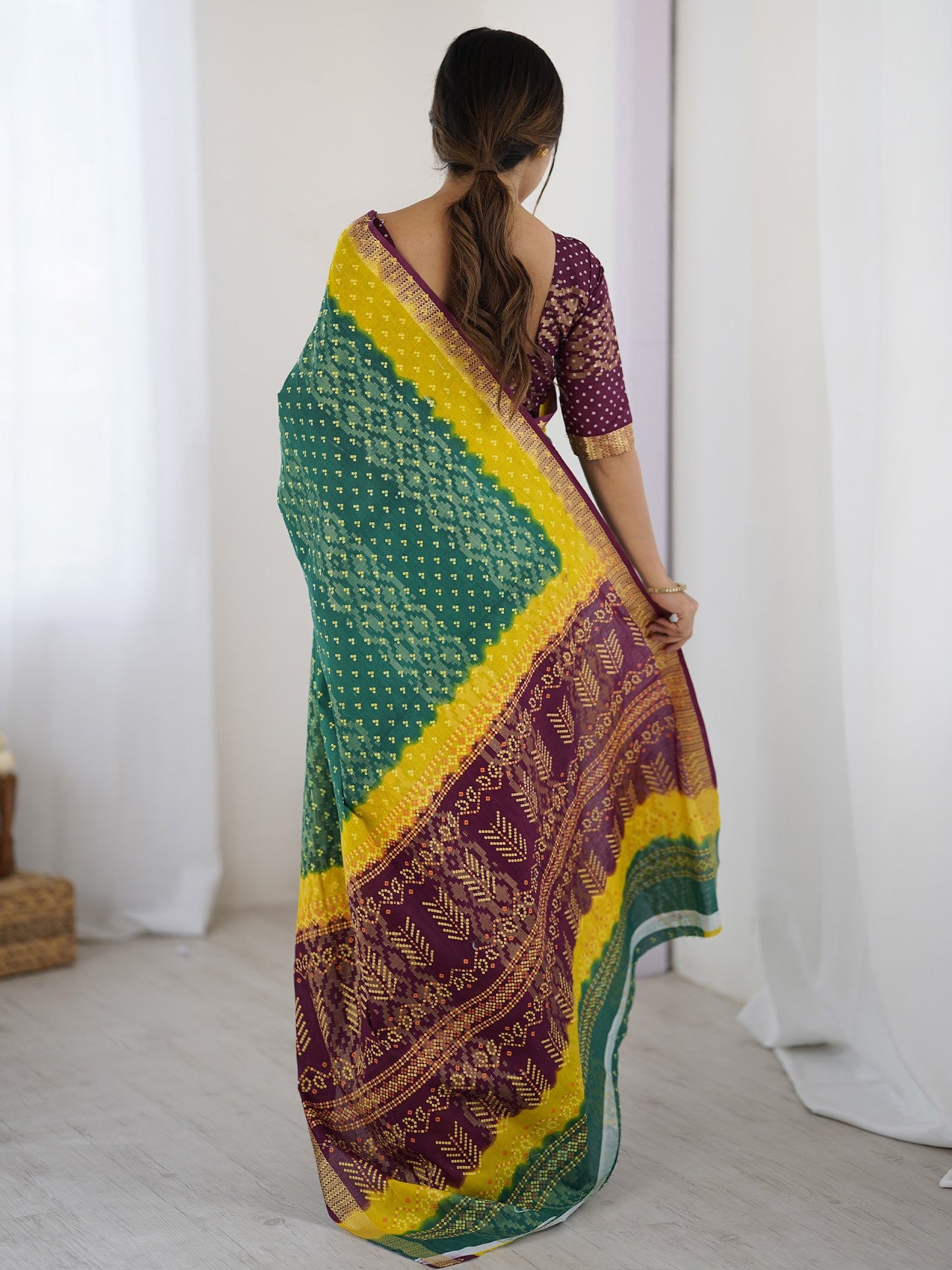 partywear designer saree for festive occasions