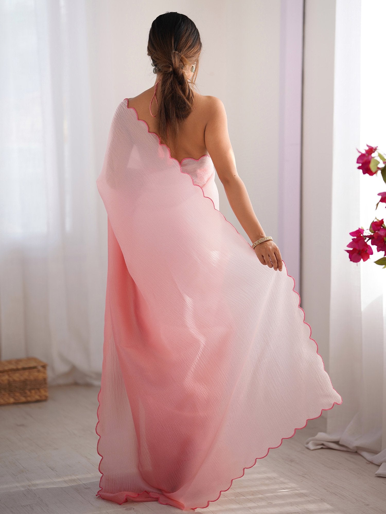 partywear designer saree for festive occasions