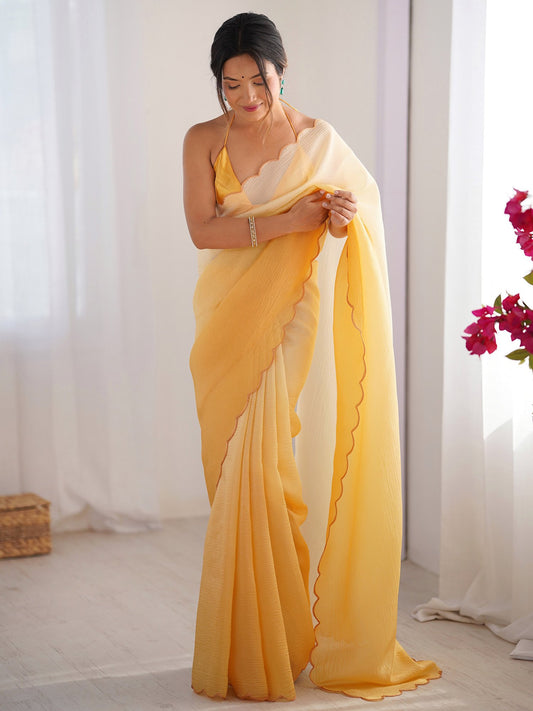partywear designer saree for festive occasions