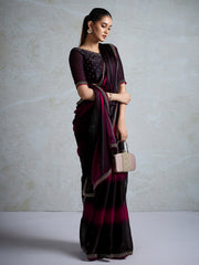 partywear designer saree for festive occasions