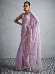 partywear designer saree for festive occasions