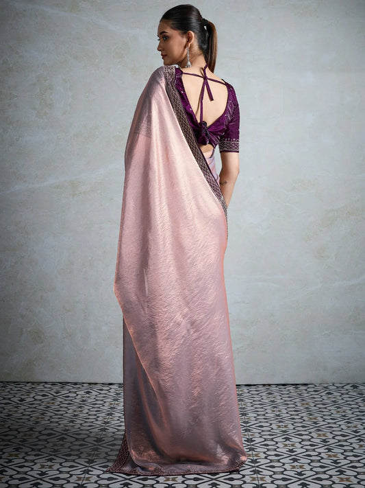 partywear designer saree for festive occasions