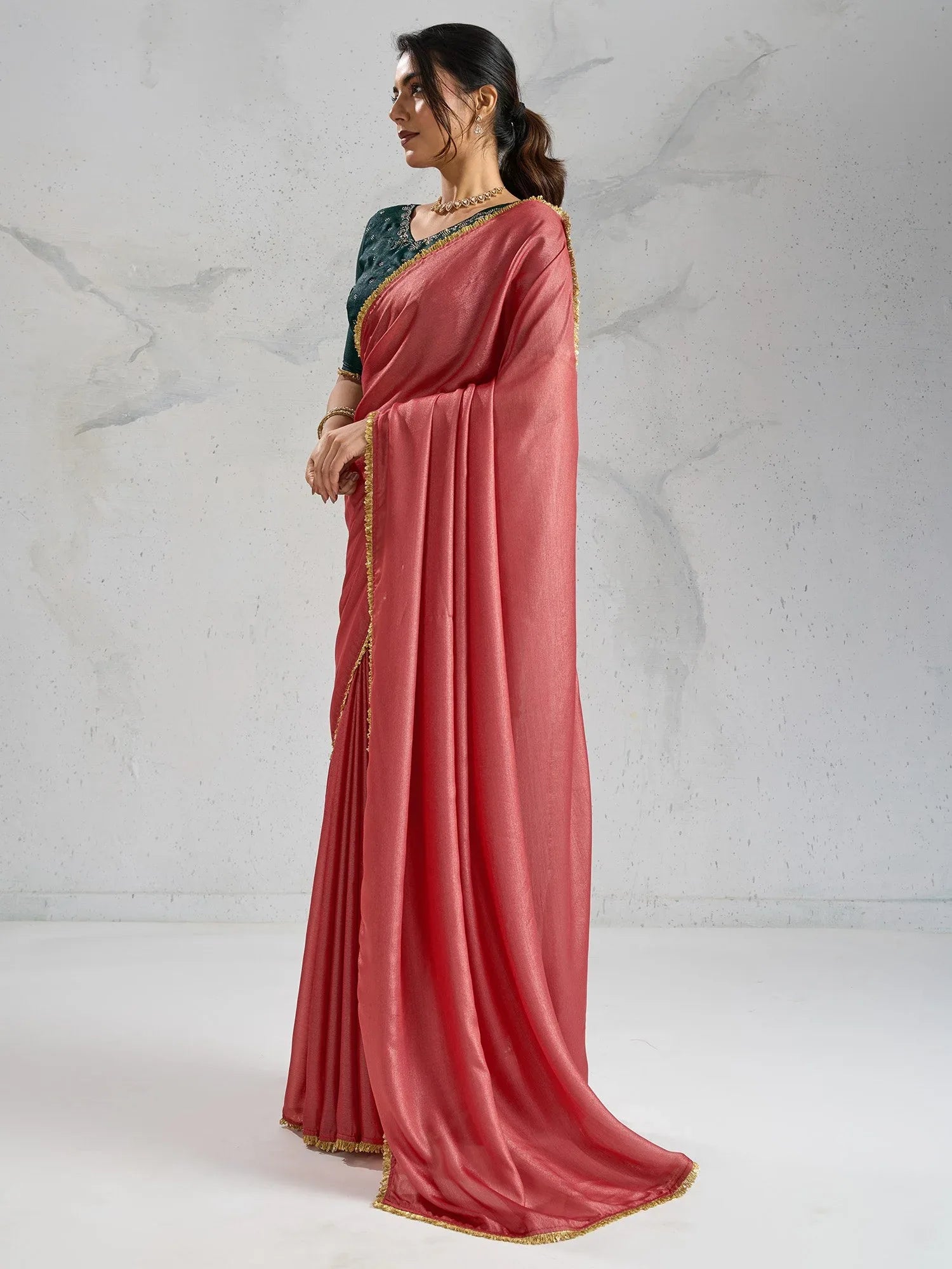 partywear designer saree for festive occasions