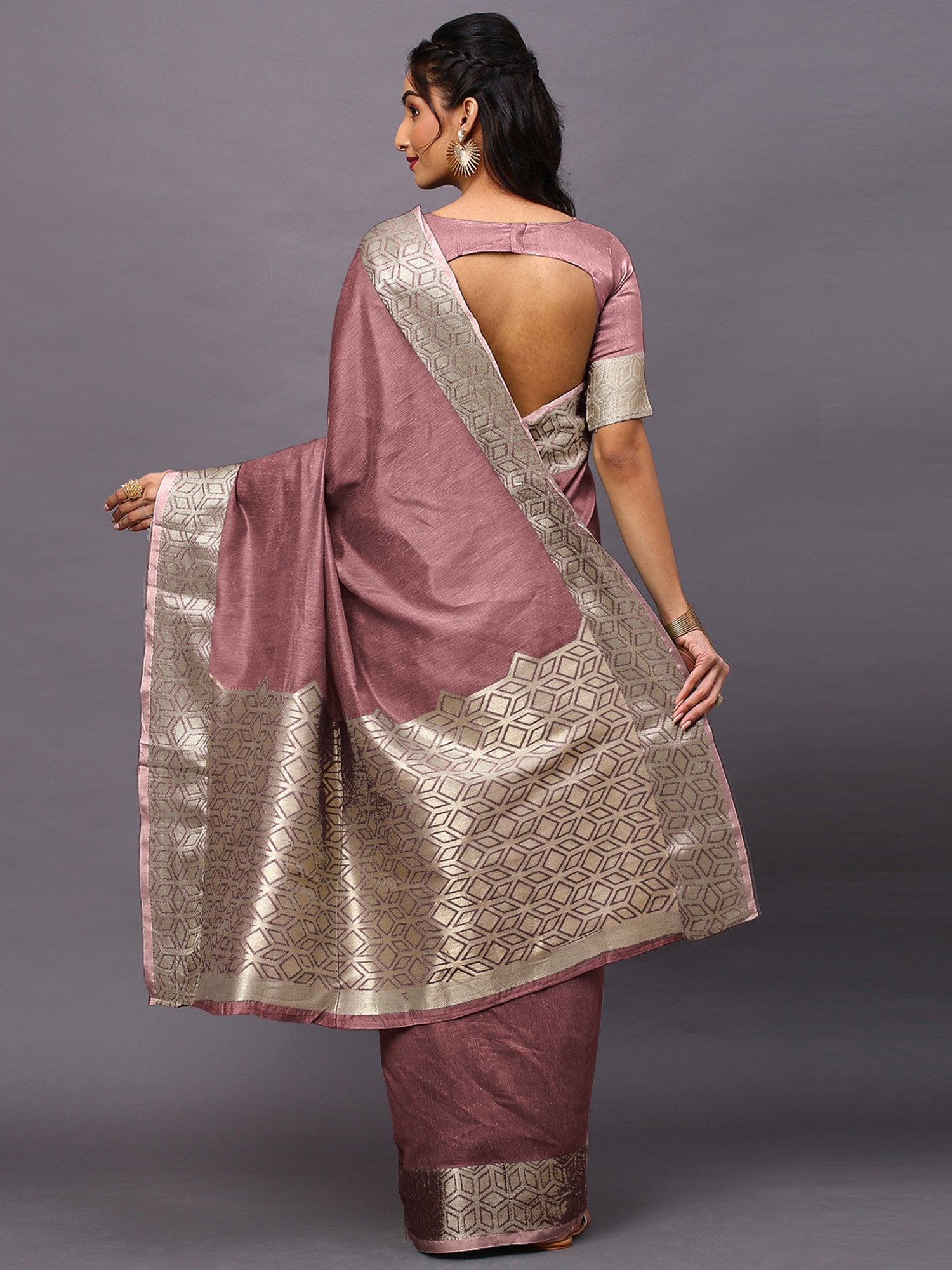 partywear designer saree for festive occasions