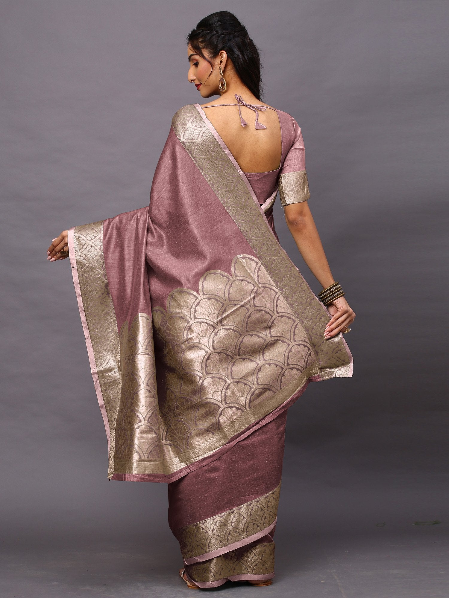 partywear designer saree for festive occasions