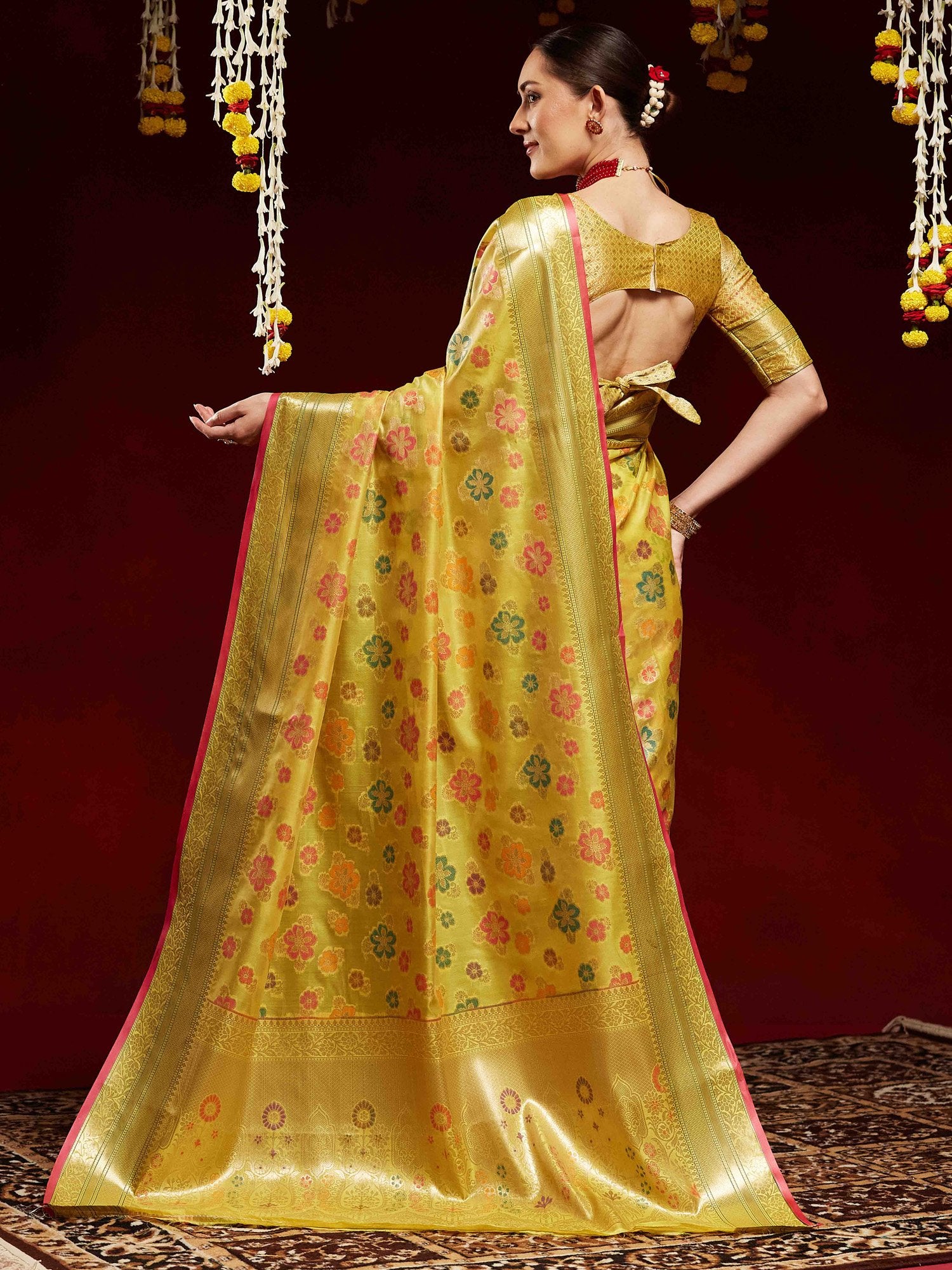 partywear designer saree for festive occasions