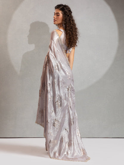 partywear designer saree for festive occasions