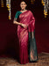 Pink Pink Kanjeevaram Litchi Silk Woven Saree