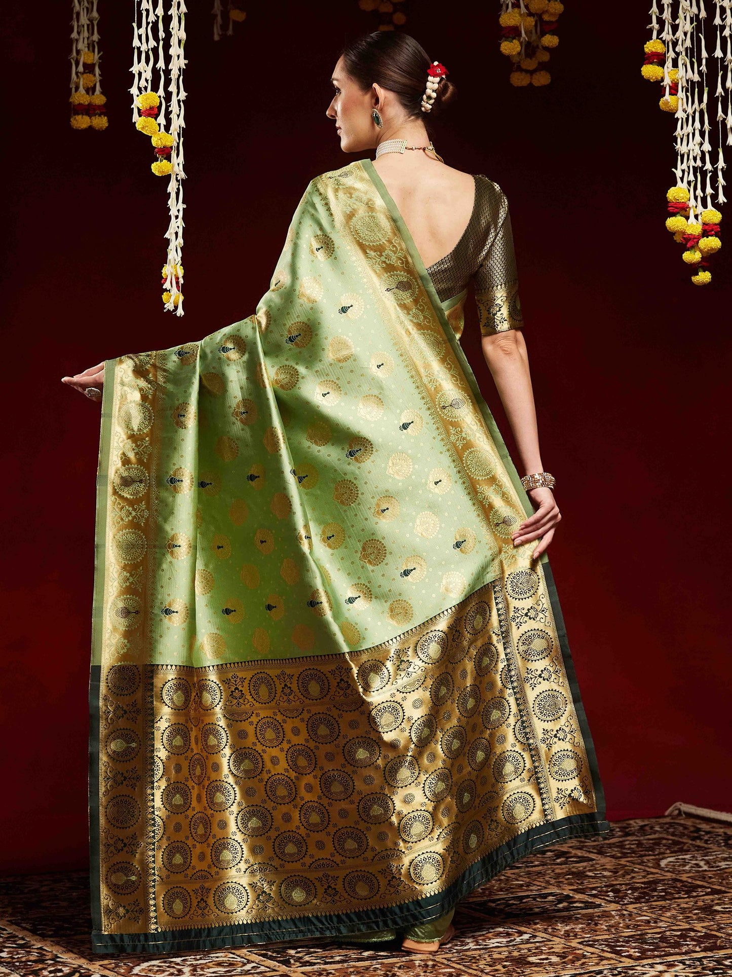 partywear designer saree for festive occasions