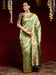 Green Light Kanjeevaram Litchi Silk Woven Saree