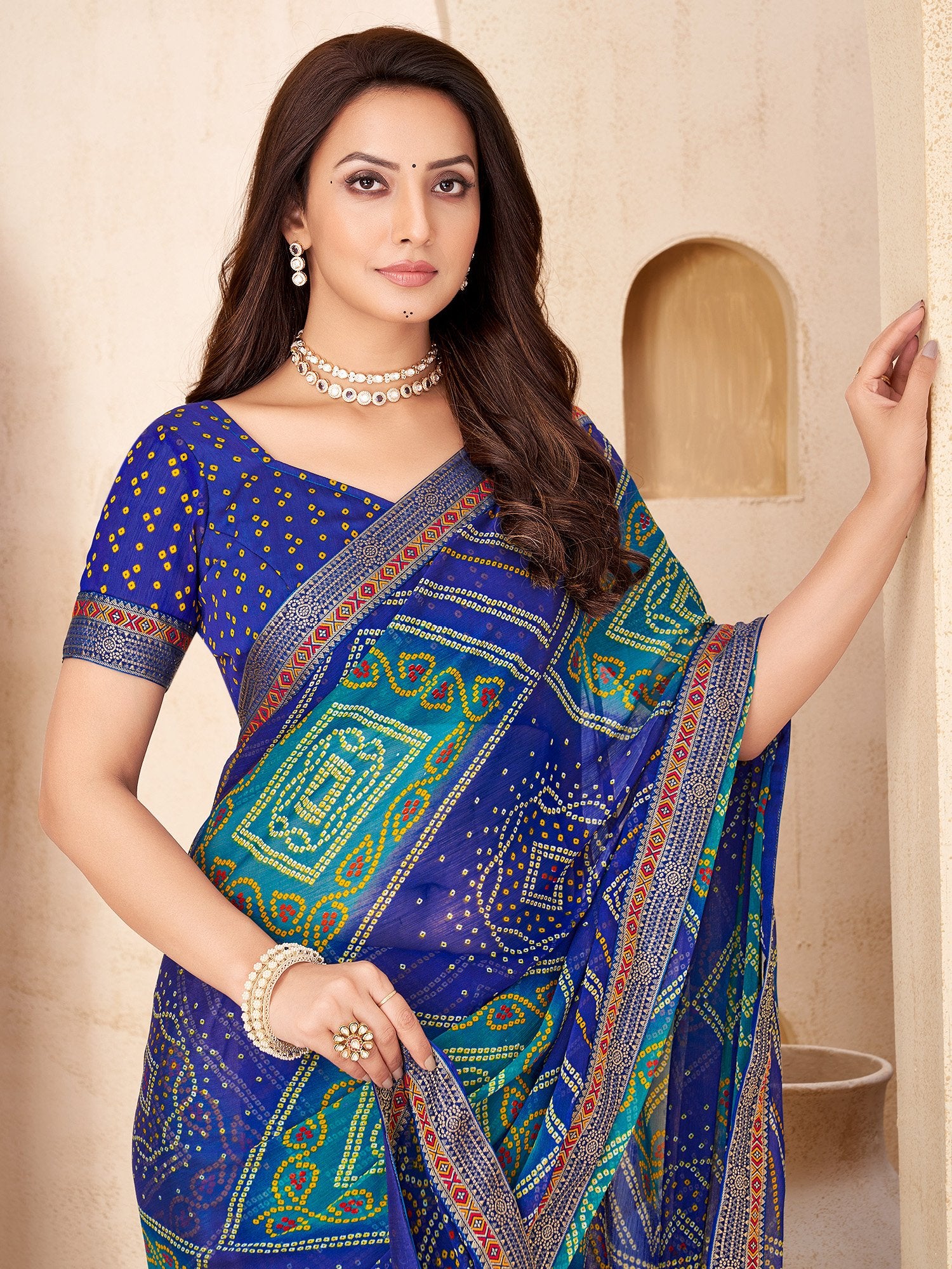 partywear designer saree for festive occasions
