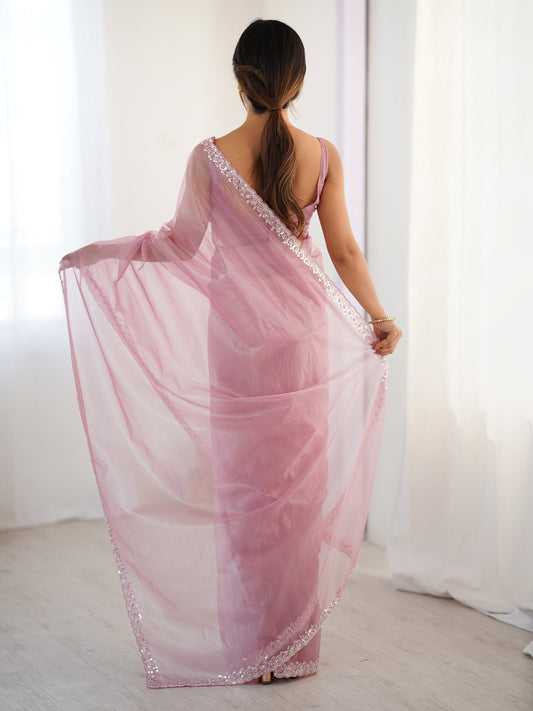 partywear designer saree for festive occasions