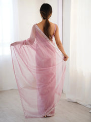 partywear designer saree for festive occasions