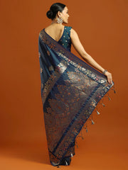 partywear designer saree for festive occasions