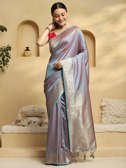 Light Banarasi Soft Silk Woven Saree