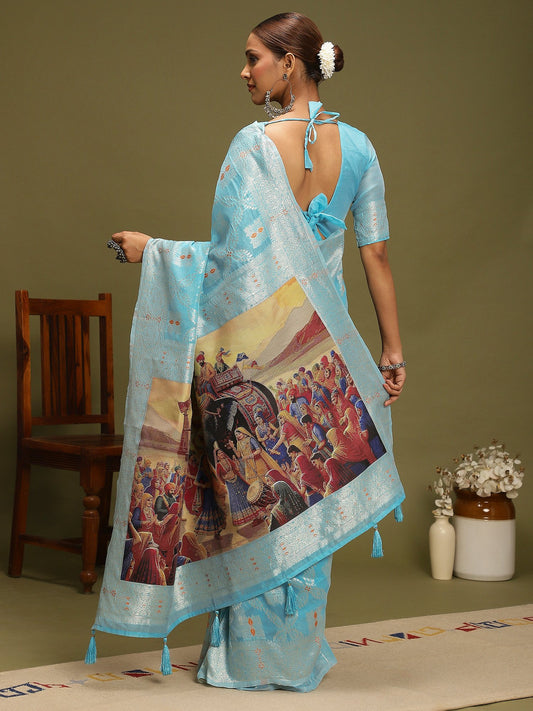 partywear designer saree for festive occasions