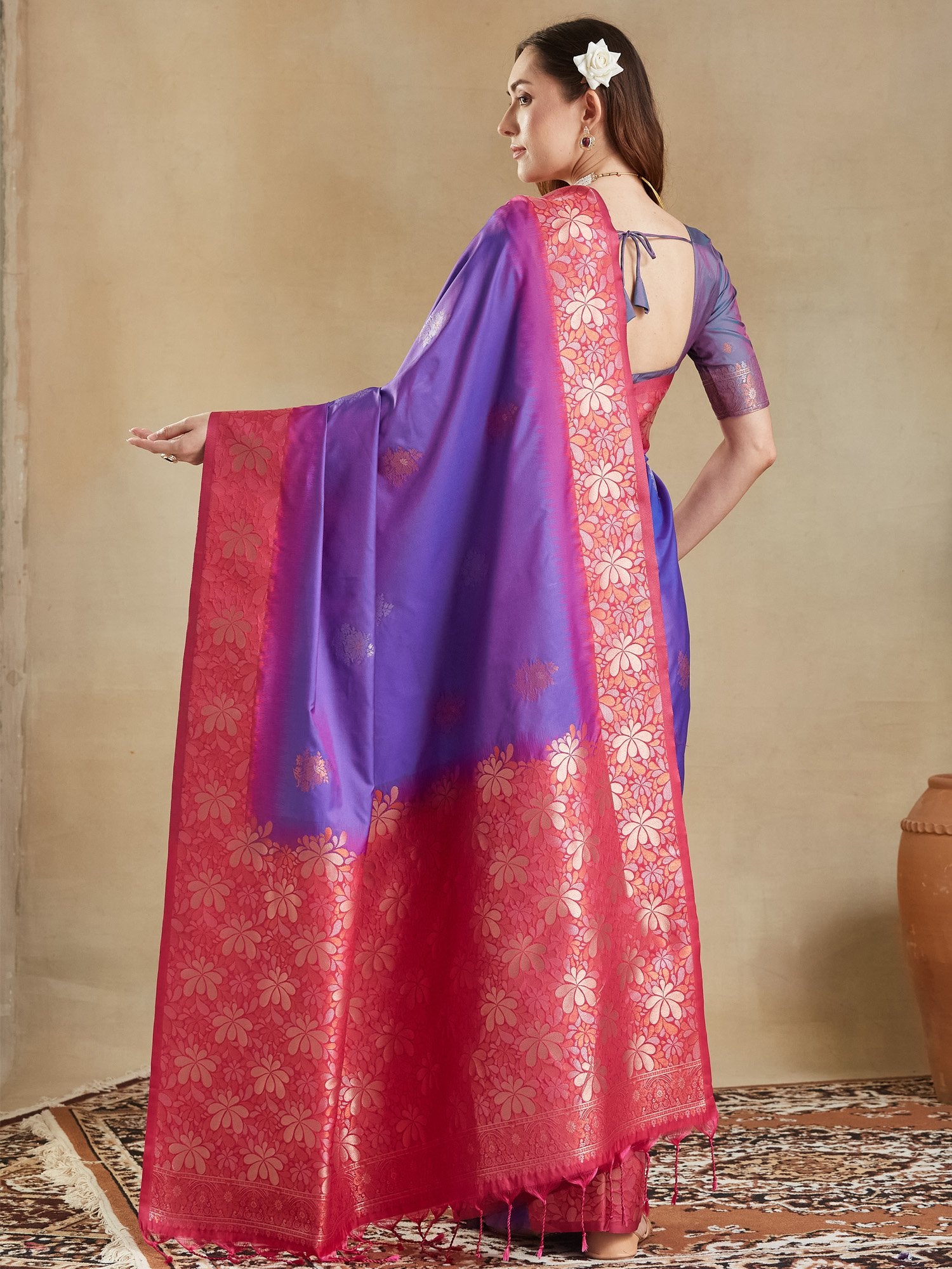 partywear designer saree for festive occasions