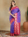 Purple Purple Paithani Soft Silk Woven Saree