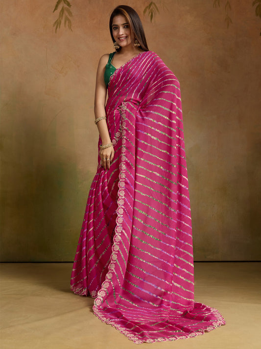 partywear designer saree for festive occasions