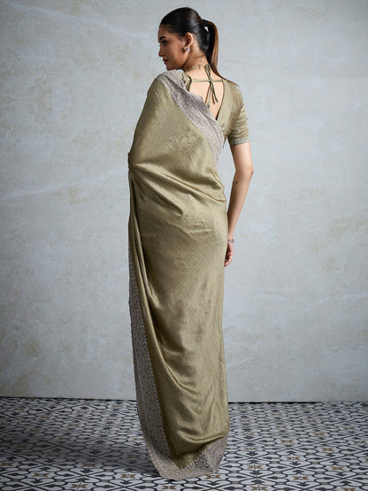 partywear designer saree for festive occasions