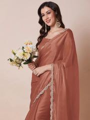 partywear designer saree for festive occasions