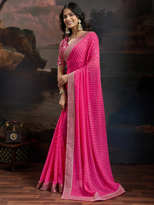 partywear designer saree for festive occasions
