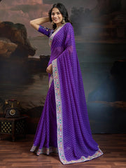 partywear designer saree for festive occasions