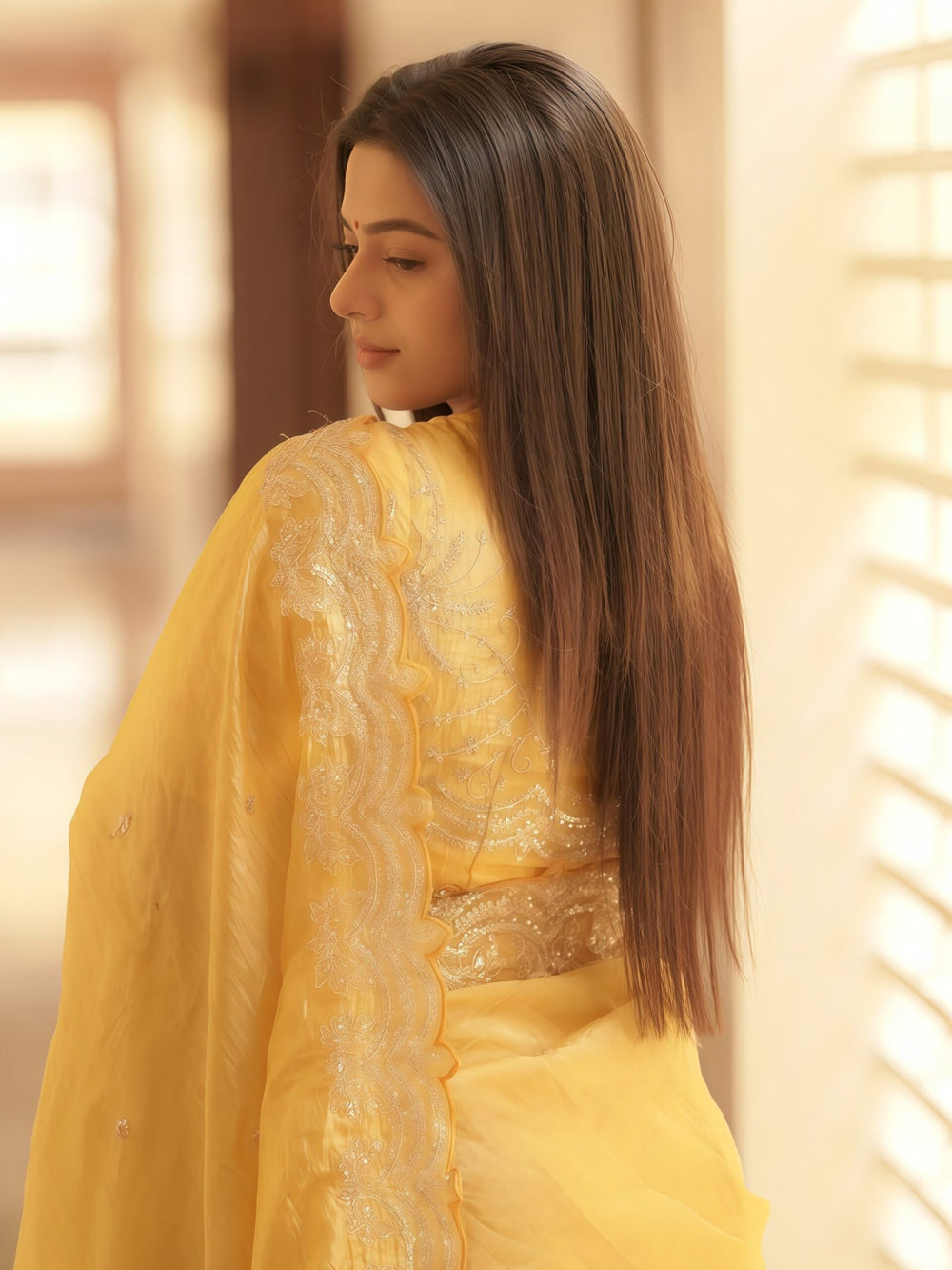 partywear designer saree for festive occasions