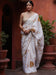 White White Party Wear Georgette Embellished Saree