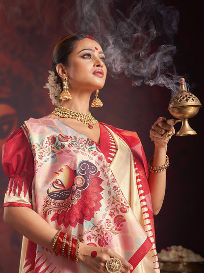 partywear designer saree for festive occasions