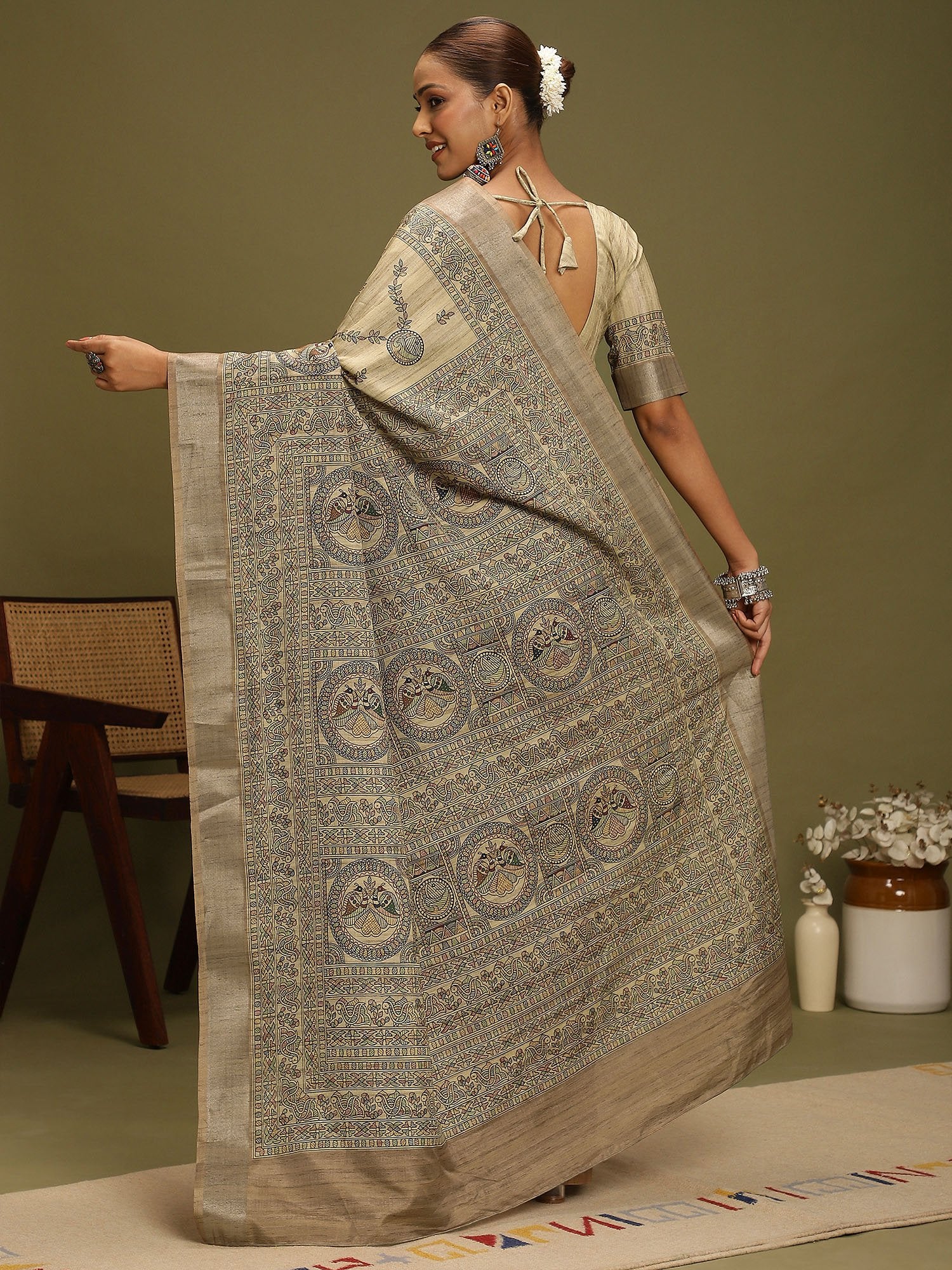 partywear designer saree for festive occasions