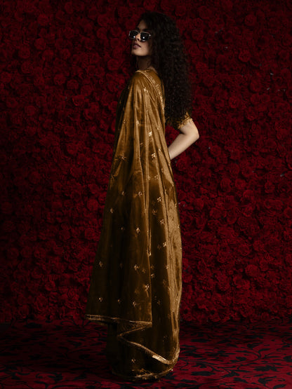 partywear designer saree for festive occasions