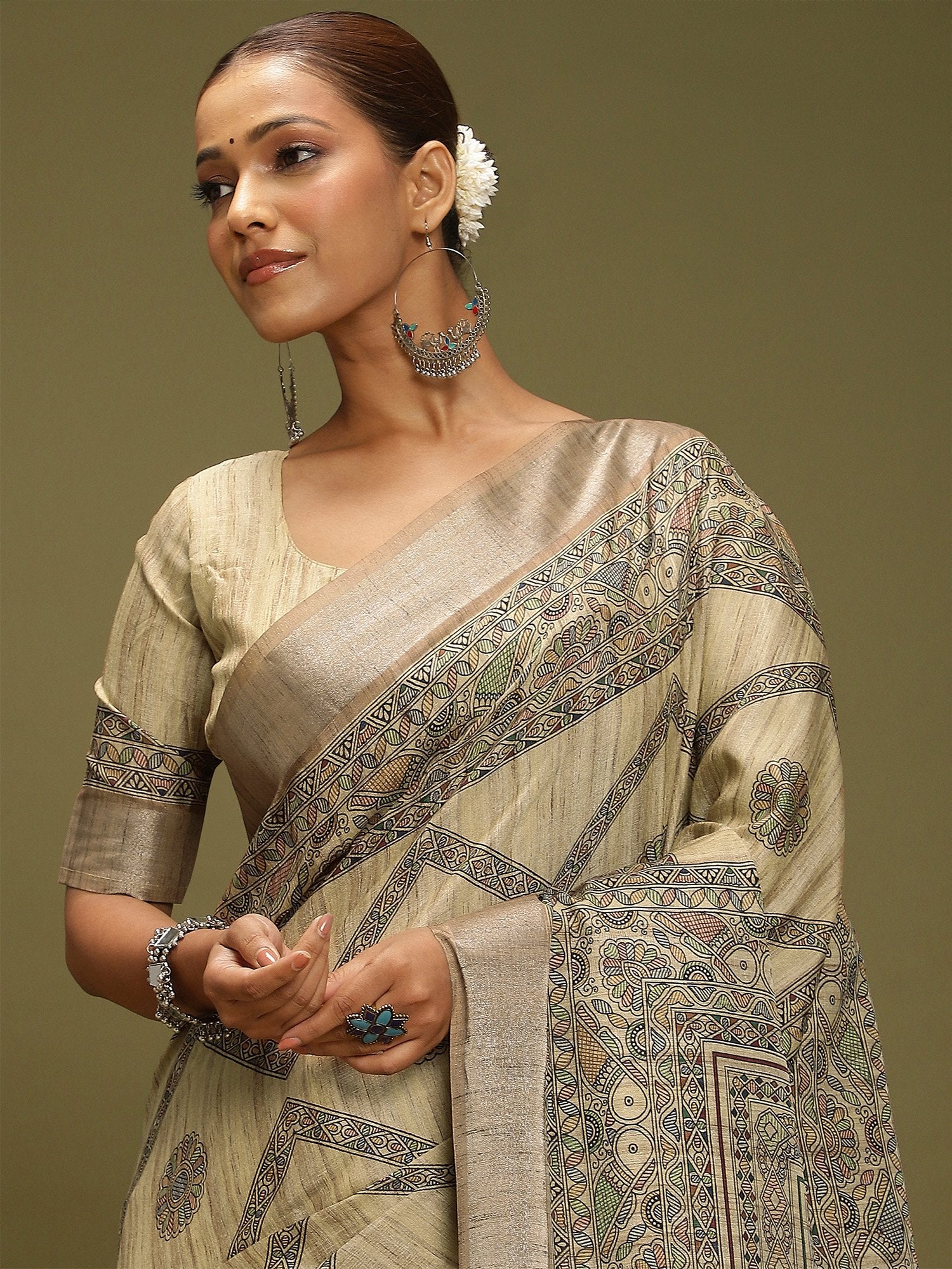 partywear designer saree for festive occasions