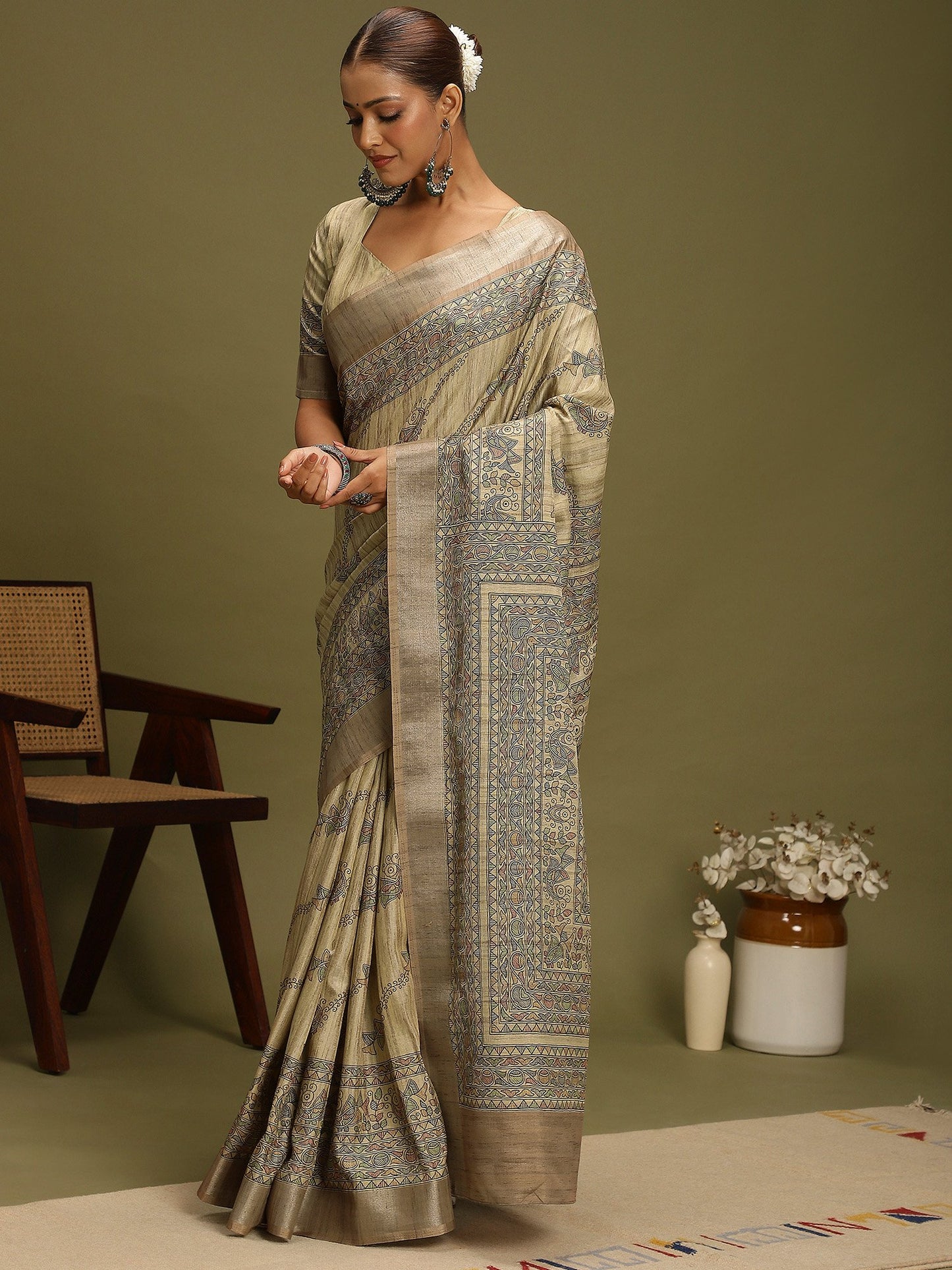 partywear designer saree for festive occasions