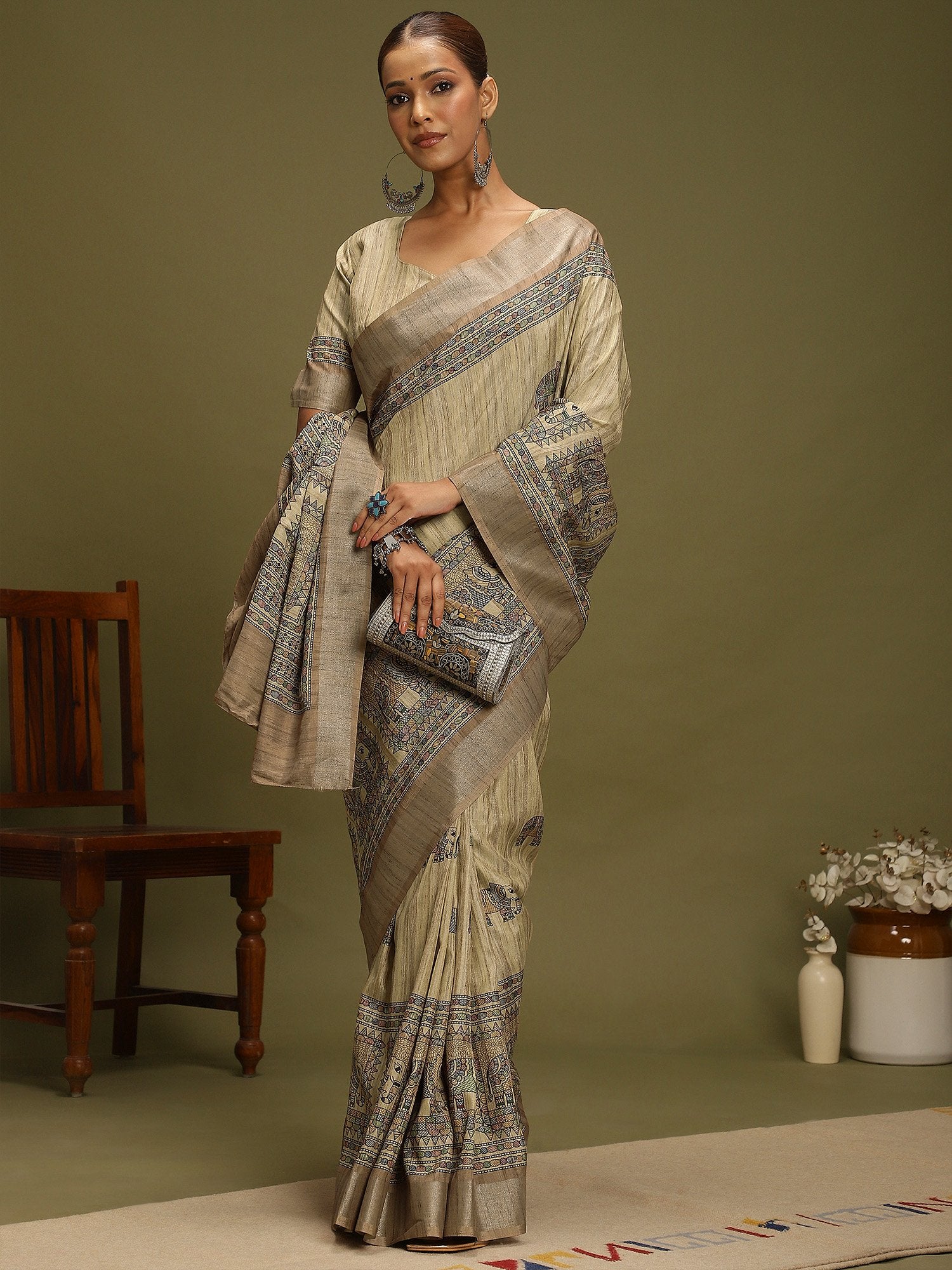 partywear designer saree for festive occasions
