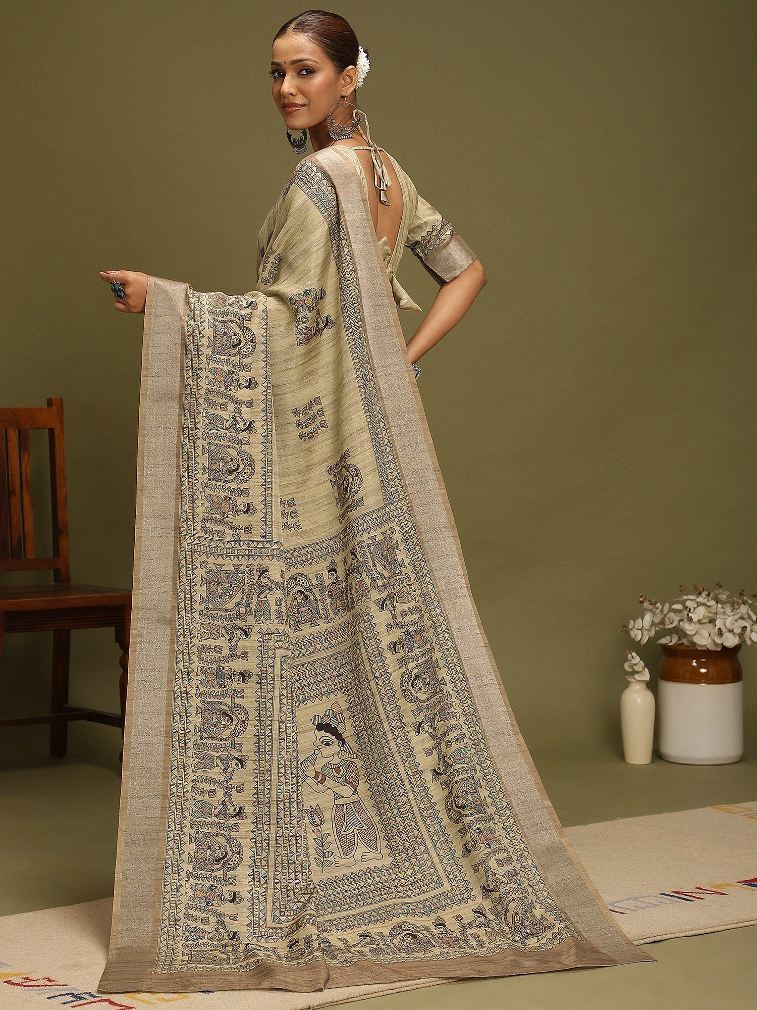 partywear designer saree for festive occasions