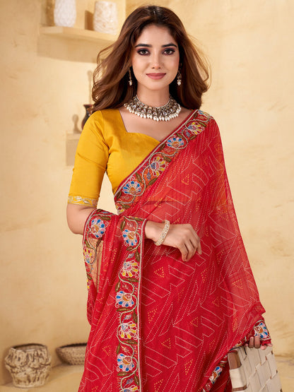 partywear designer saree for festive occasions