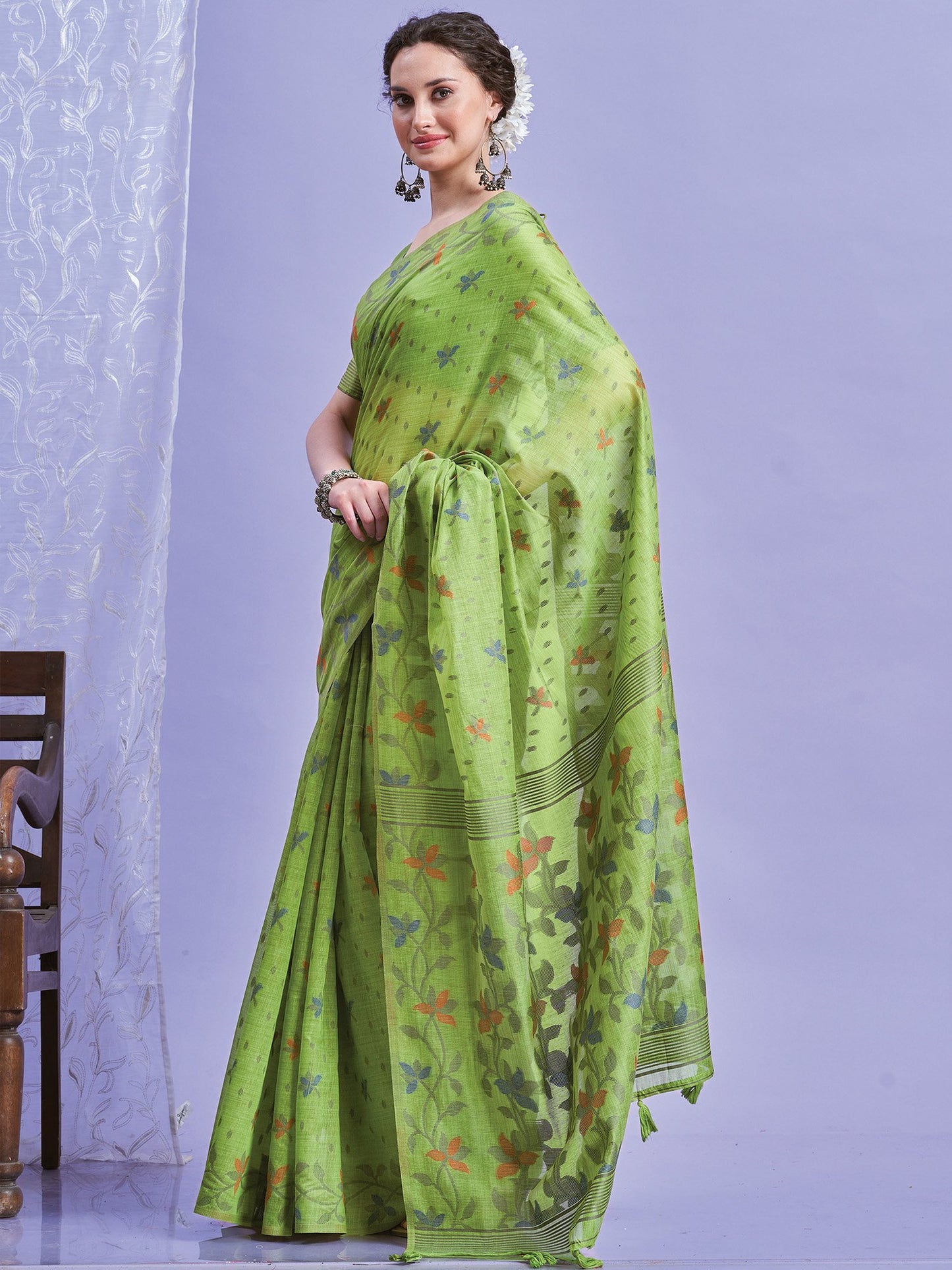 partywear designer saree for festive occasions