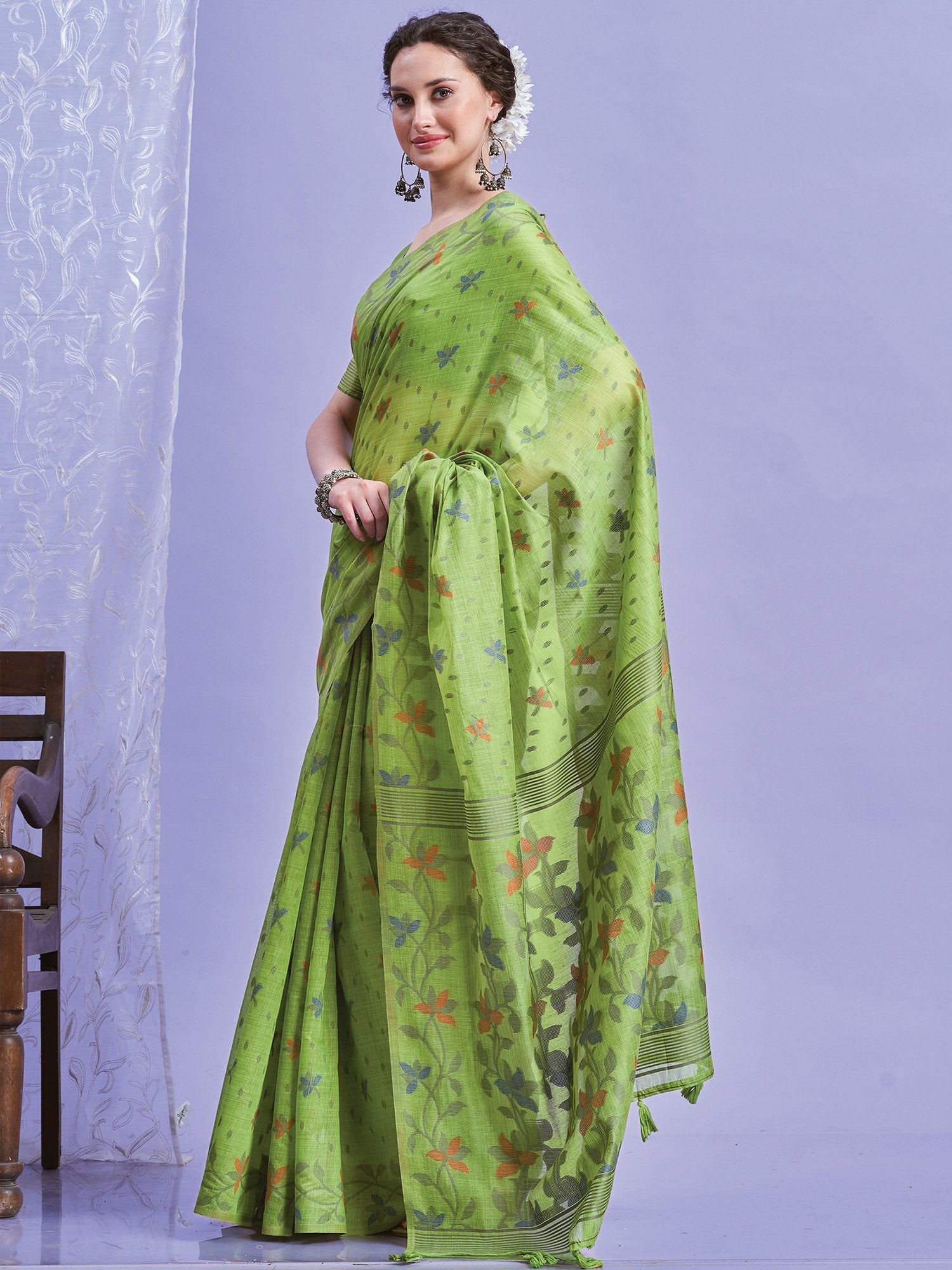 partywear designer saree for festive occasions