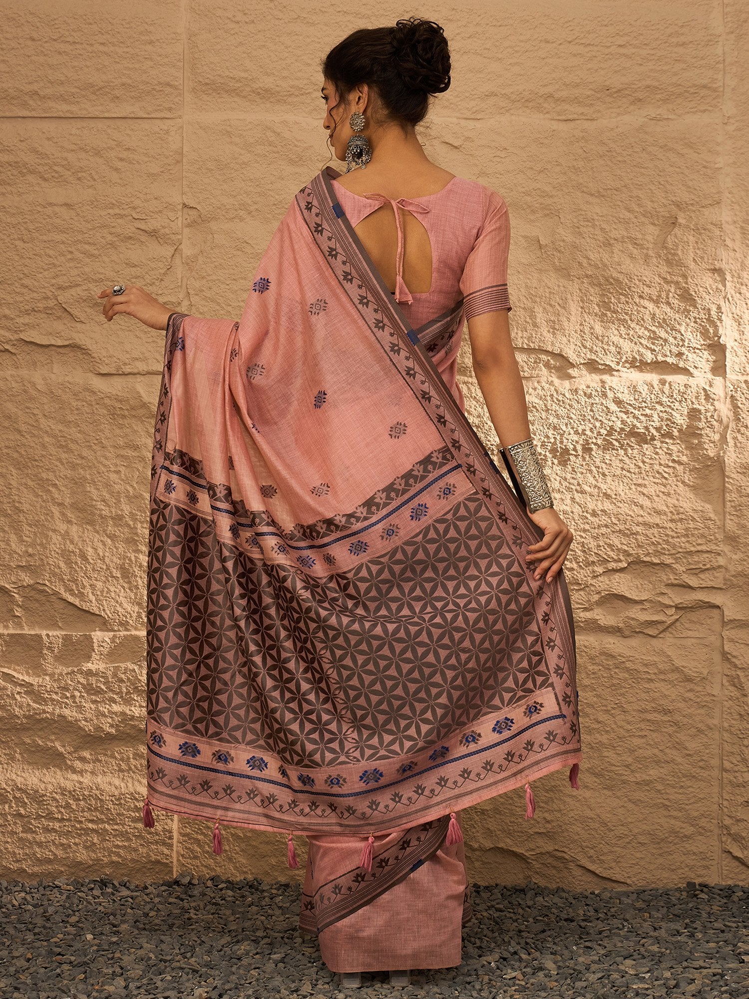 partywear designer saree for festive occasions