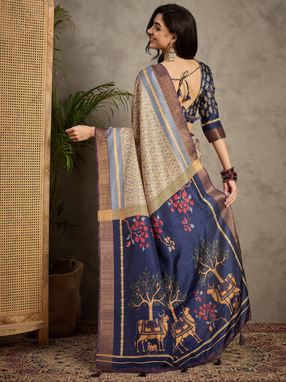 partywear designer saree for festive occasions