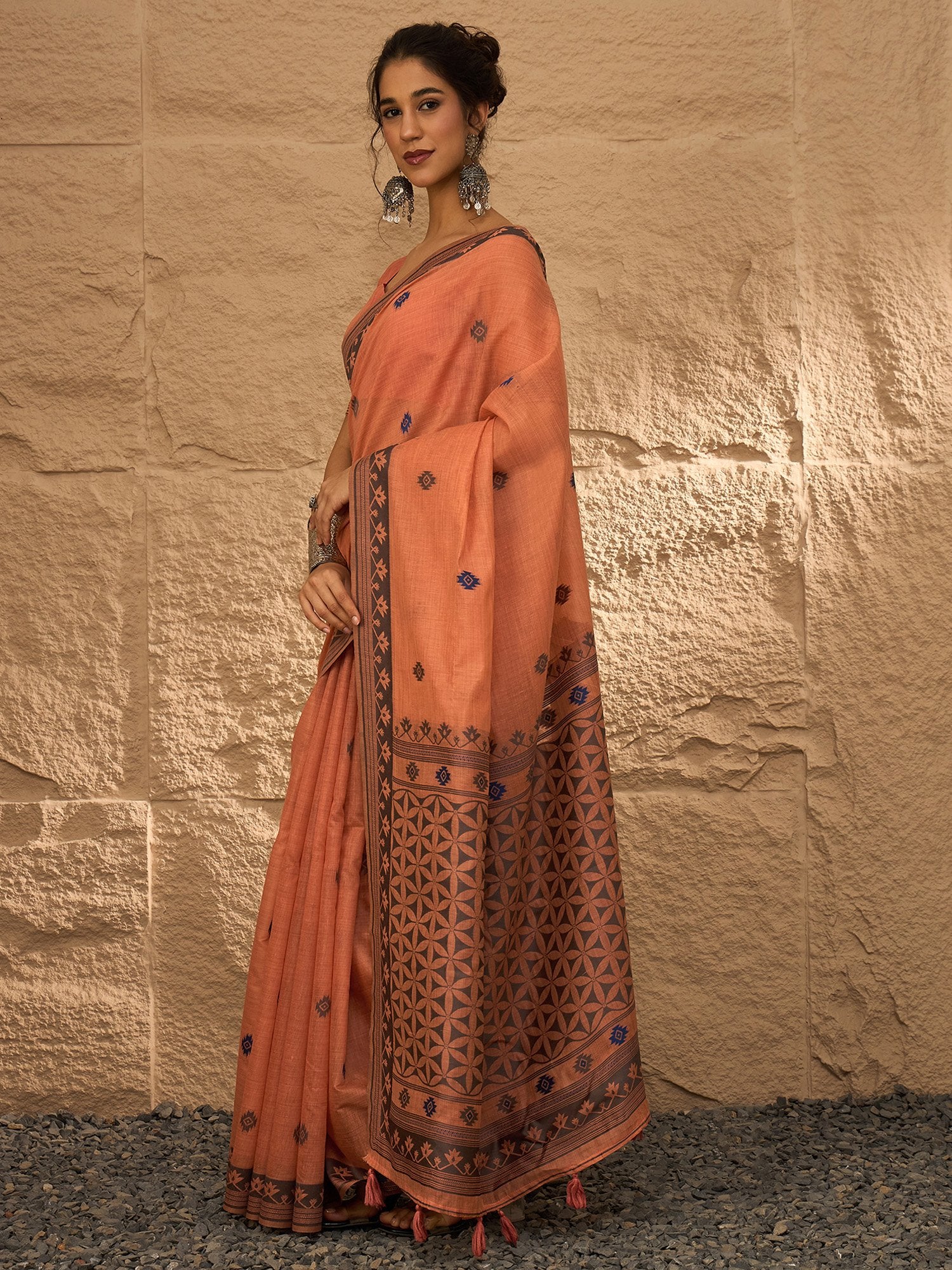 partywear designer saree for festive occasions