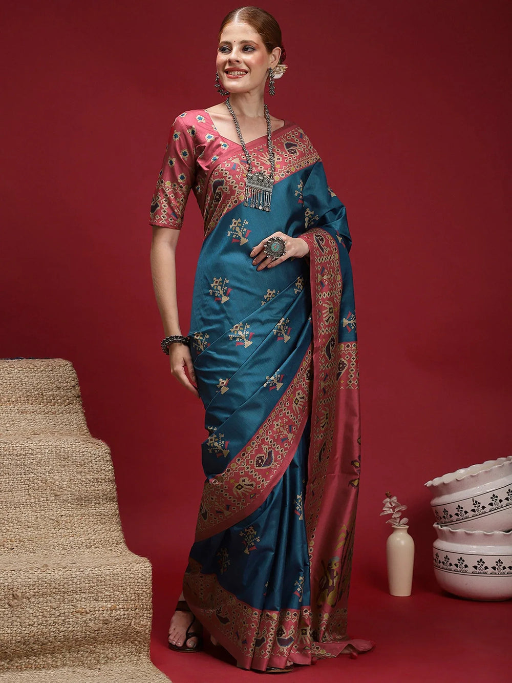 partywear designer saree for festive occasions