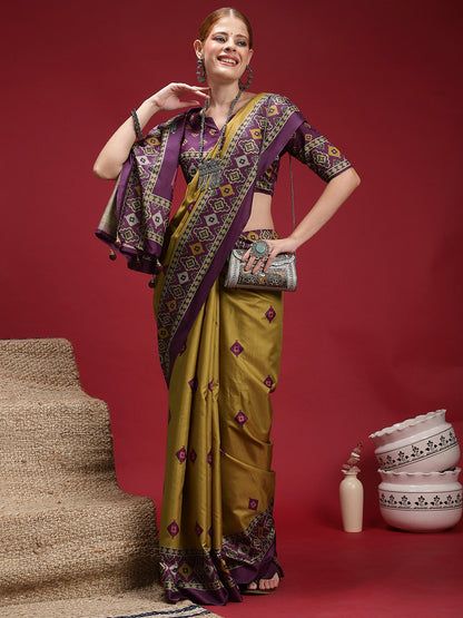 partywear designer saree for festive occasions