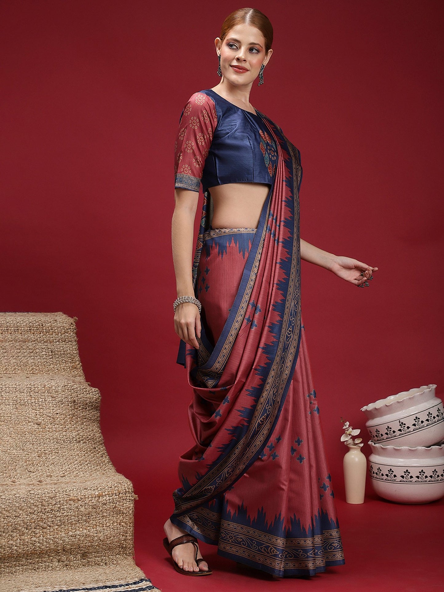 partywear designer saree for festive occasions
