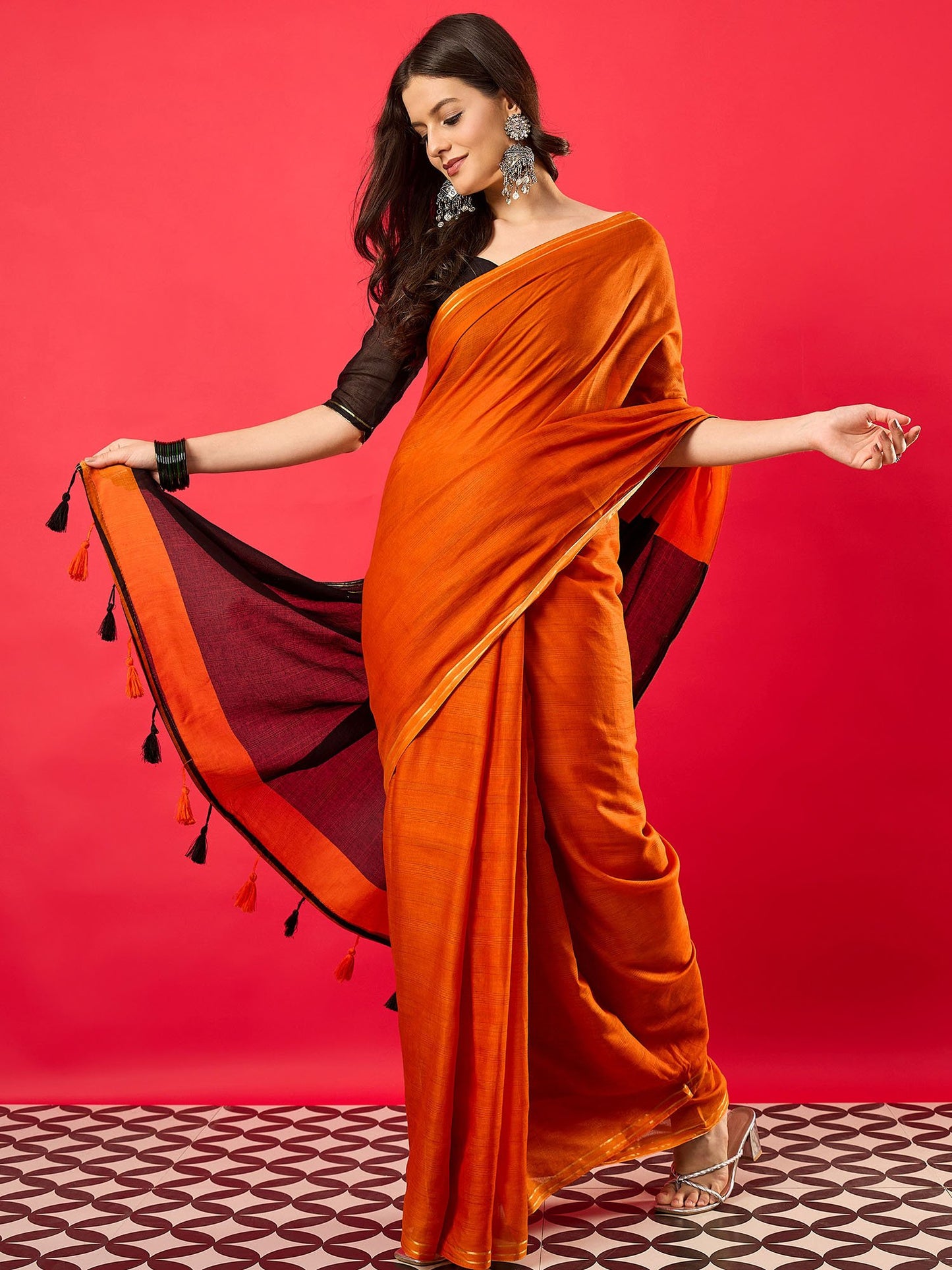 partywear designer saree for festive occasions