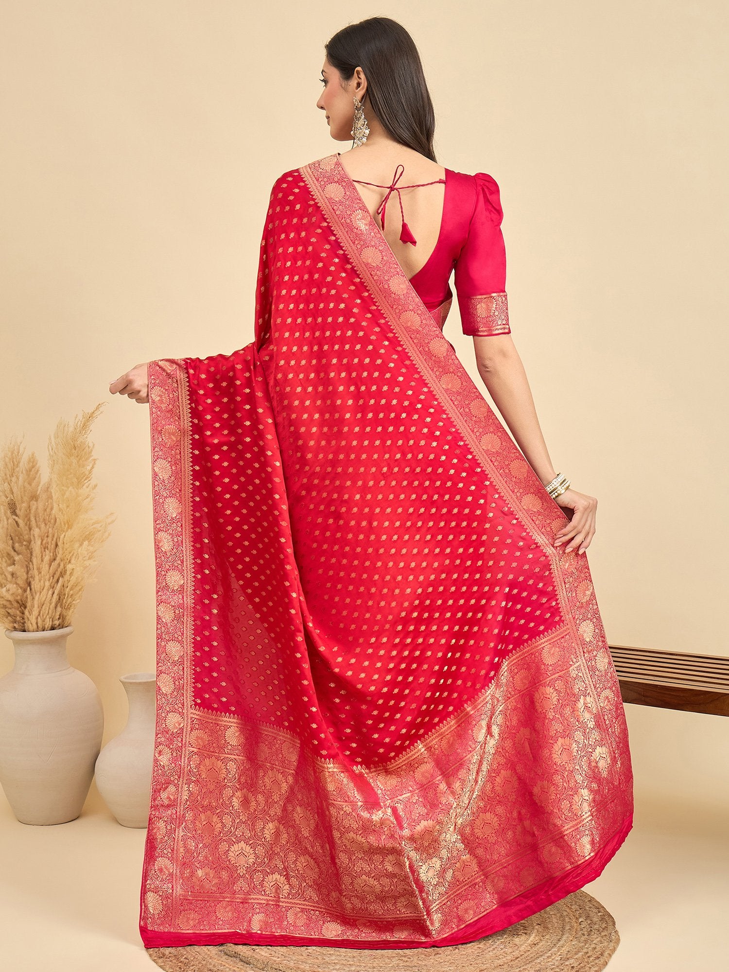 partywear designer saree for festive occasions