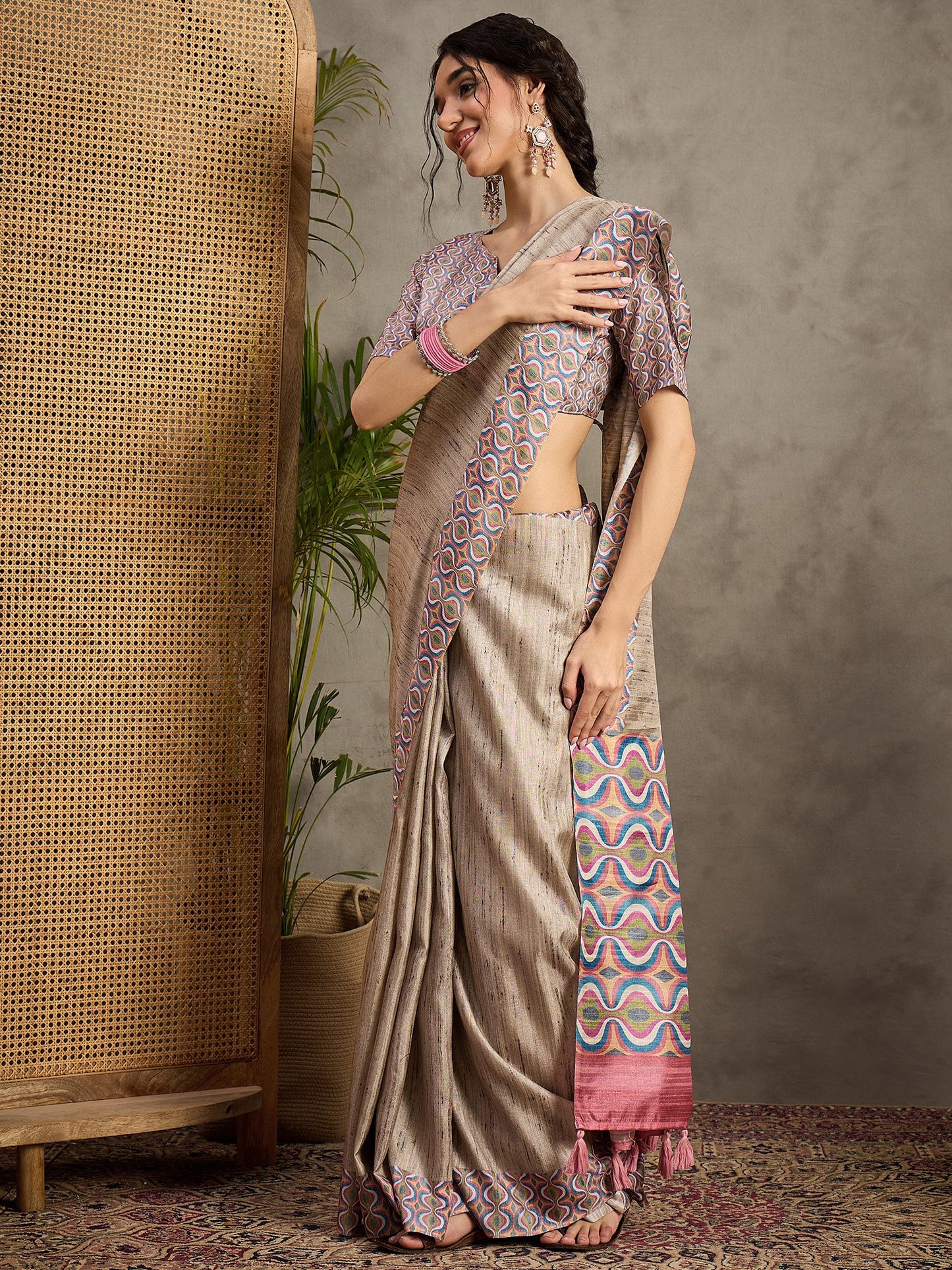 partywear designer saree for festive occasions