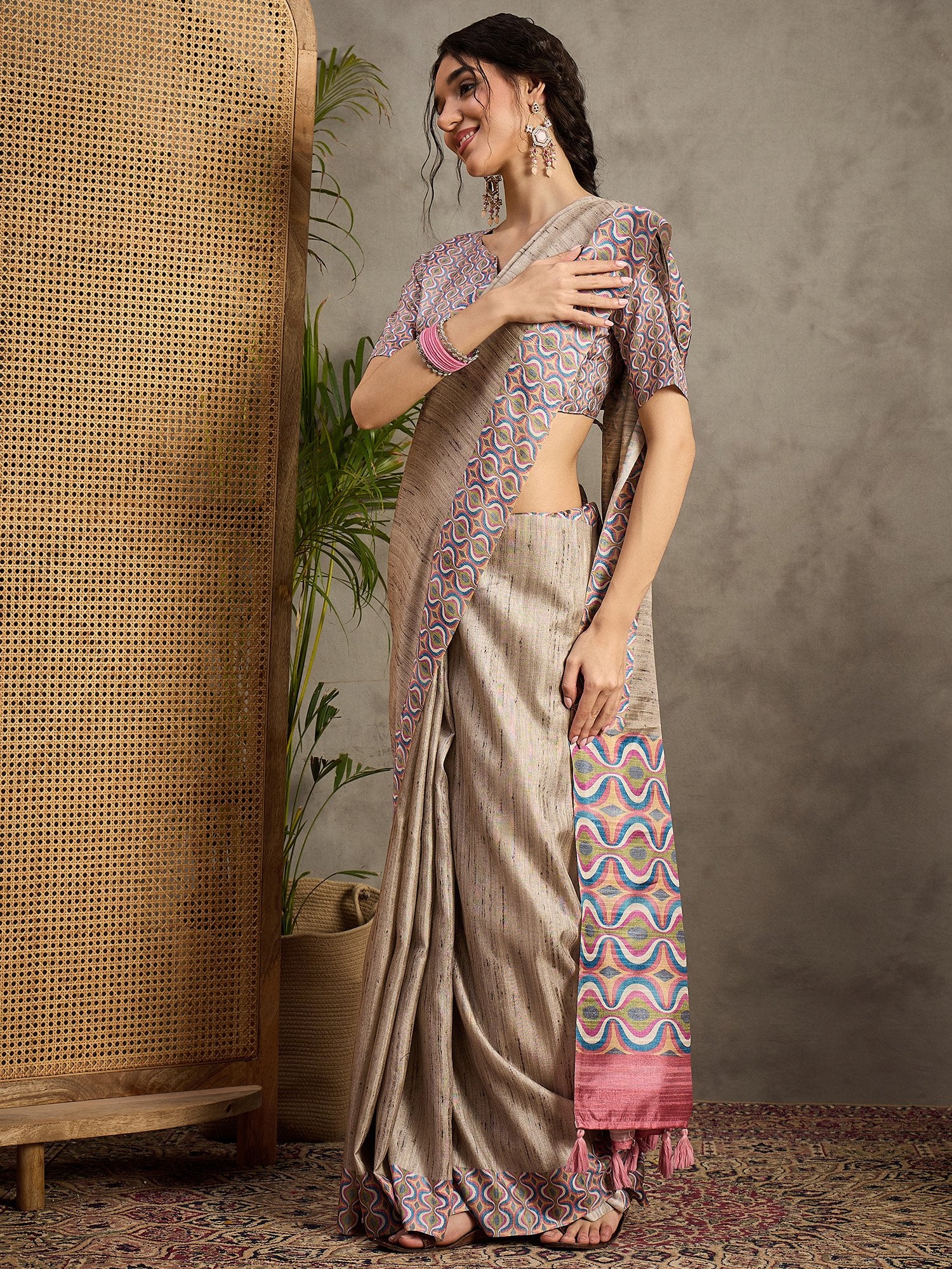 partywear designer saree for festive occasions